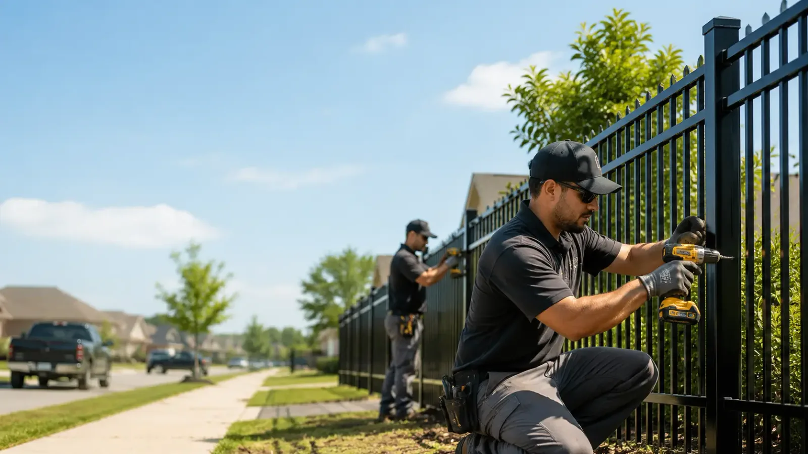 Metal Fence Installation in Farley, IA